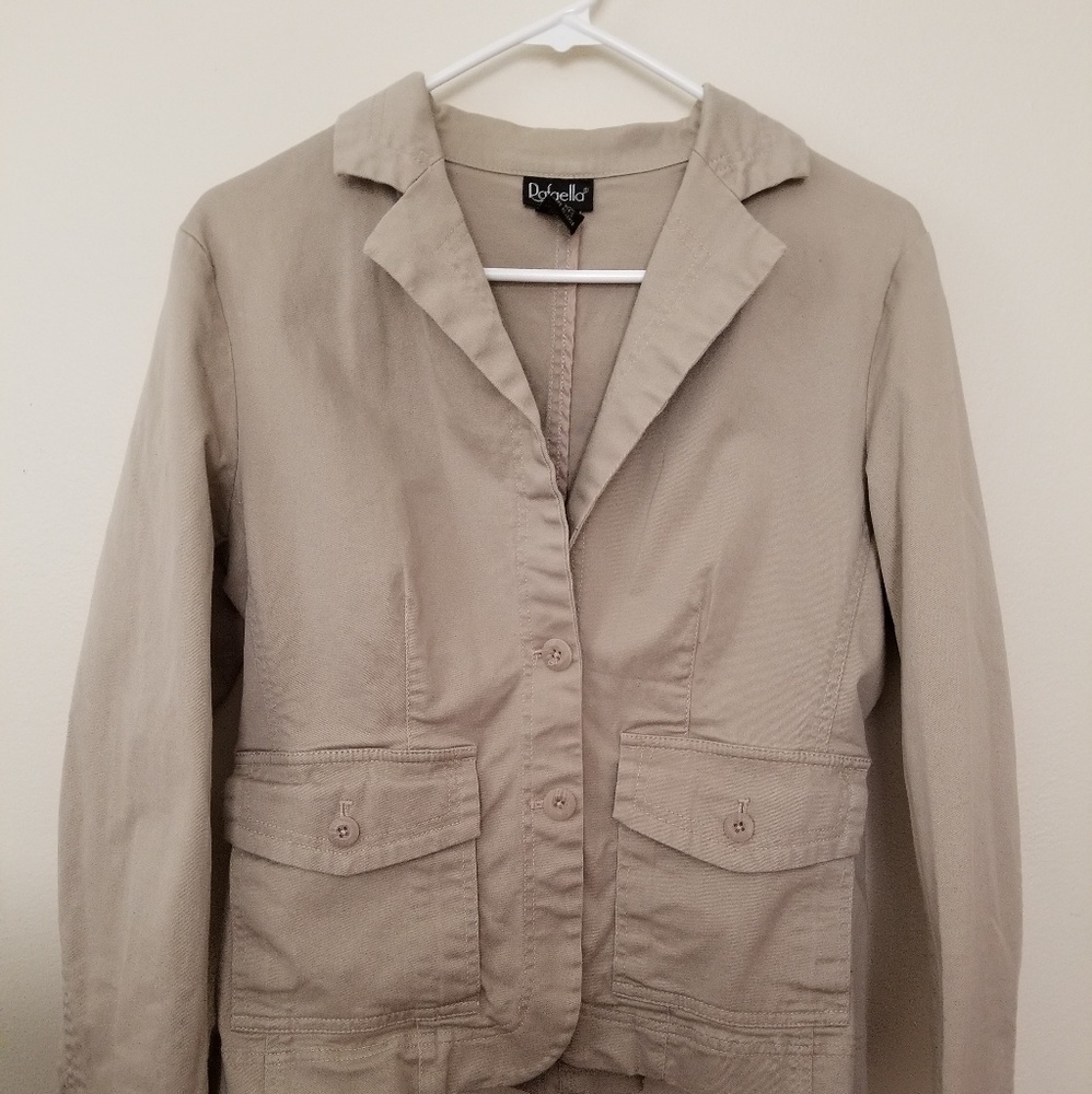 Rafaella women's cream blazer in size 10